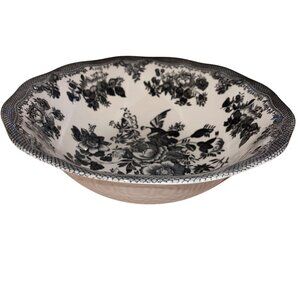 Johnson Brothers Asiatic Pheasant Black Vegetable Bowl